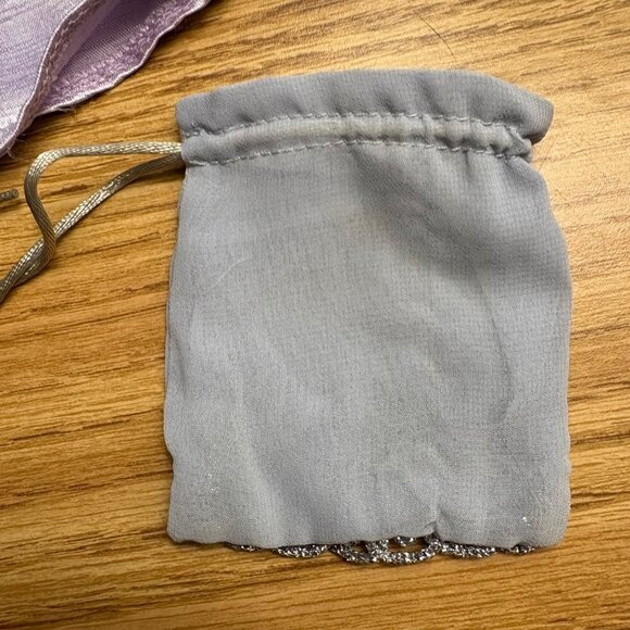 Bitty Baby Purple & Blue Princess Doll Dress With Silver Trim & Matching Drawstr - Picture 2 of 10